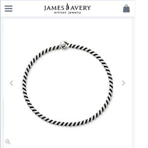 James Avery Twisted Wire Hook-On Bracelet.